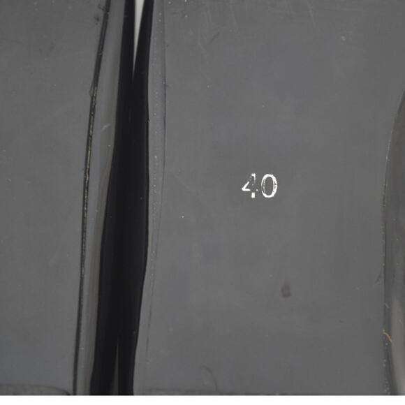 Women's US 9 Black Shiny Ballet Flat Whimsigoth Size 40 - Picture 5 of 14